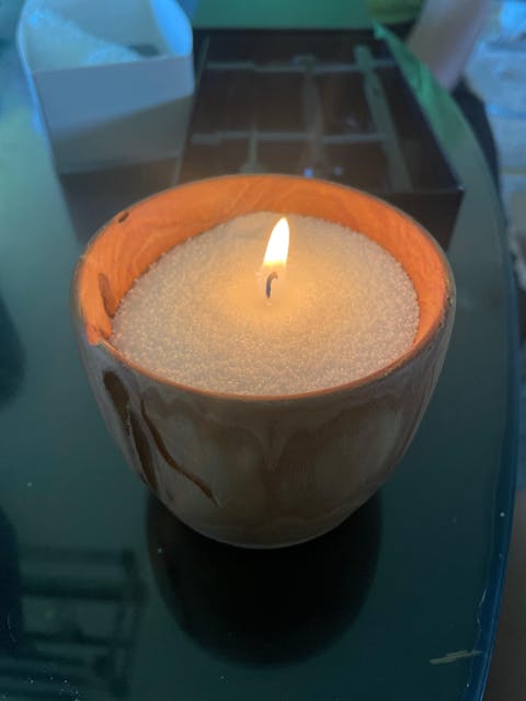 Foton Pearled Candle - Scented White