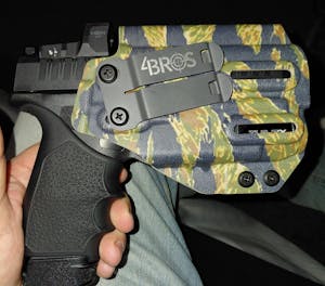 Springfield Hellcat Pro with TLR-7 X & A IWB Holster