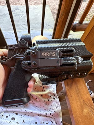 Staccato HD P4 with Surefire X300 IWB Holster