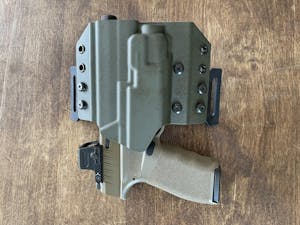 Springfield Hellcat Pro with TLR-8 X & TLR-8 A Pancake Holster