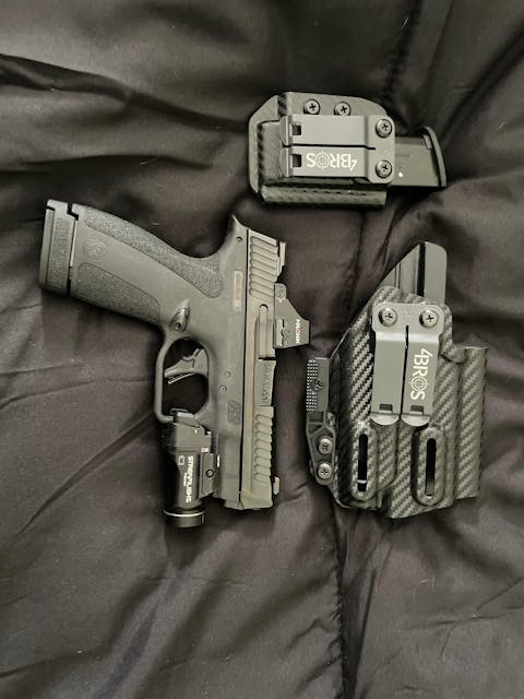 Smith & Wesson M&P Shield X & TLR-7 Sub IWB Holster with Magazine Carrier Combo