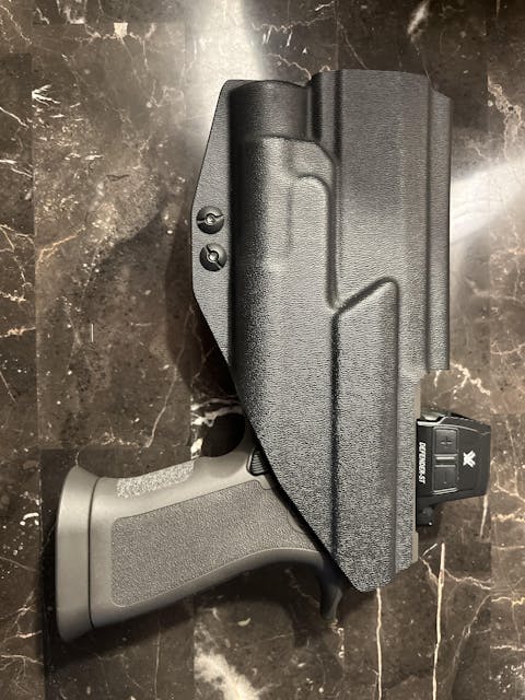 Sig Sauer P320 with TLR-1 HL IWB Gas Pedal Holster