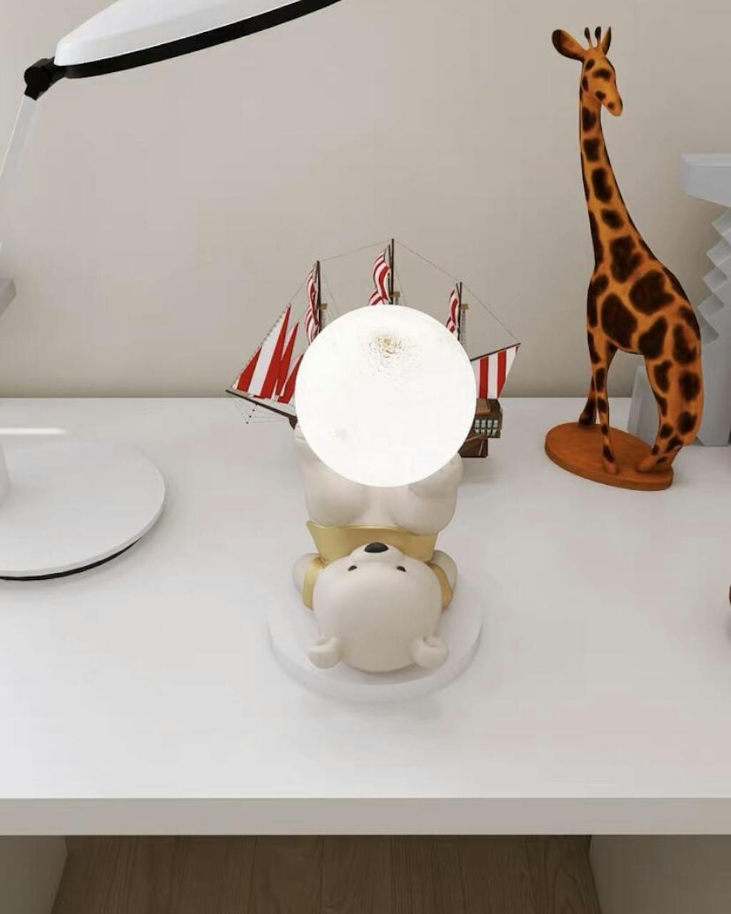 Teddy Bear Touch Lamp: Table Lamp For Children's Room, Night Light ...