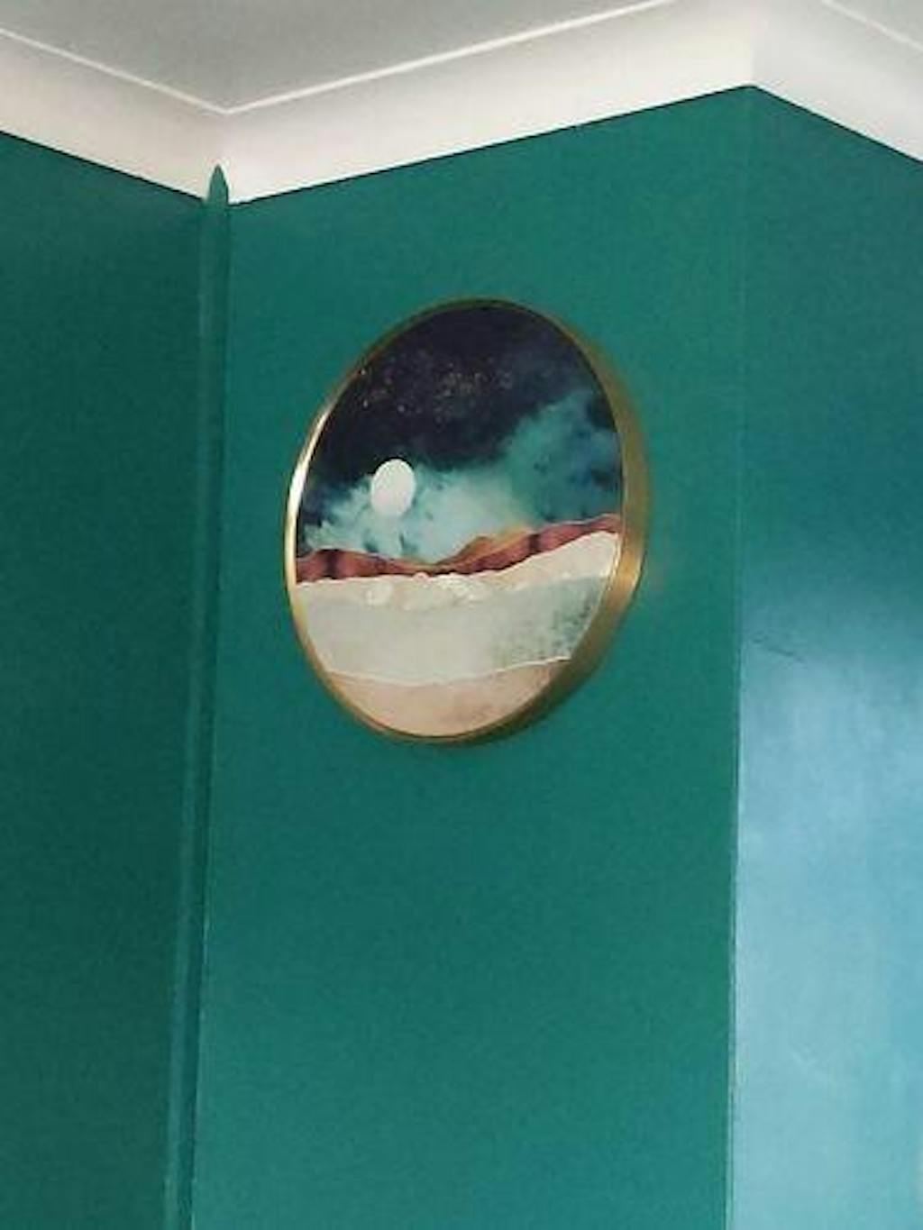 Areal Round Wall Art Fourline Design