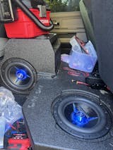 Compatible With 2002 - 2018 Dodge Ram Quad Or Crew Kicker Comp C10 Dual 10 Sub Box Enclosure Cx600.1 Amp Kicker16 Pack1758