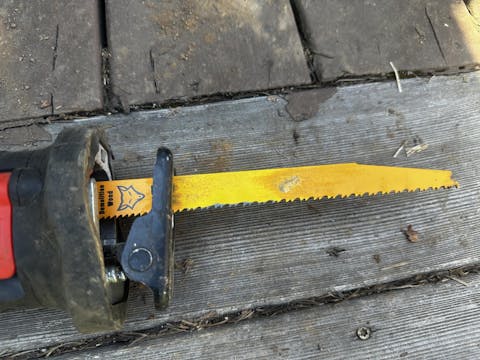 FOXBC 9 Inch 6/12 TPI Demolition Reciprocating Saw Blades for Nail-Embedded Wood, Bi-Metal, 25-Pack with Case