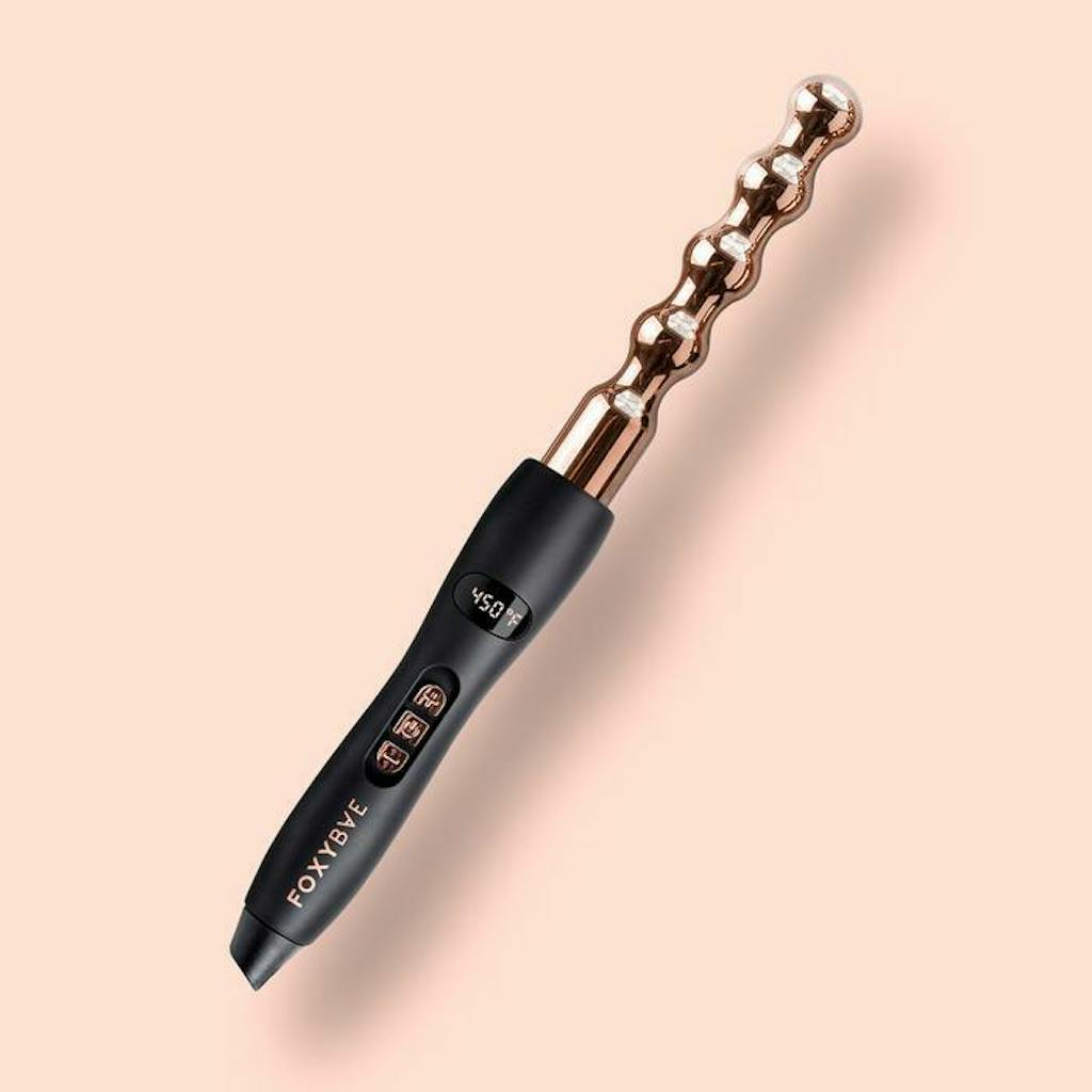 Rose Gold Ultra Bounce Curling Wand FoxyBae