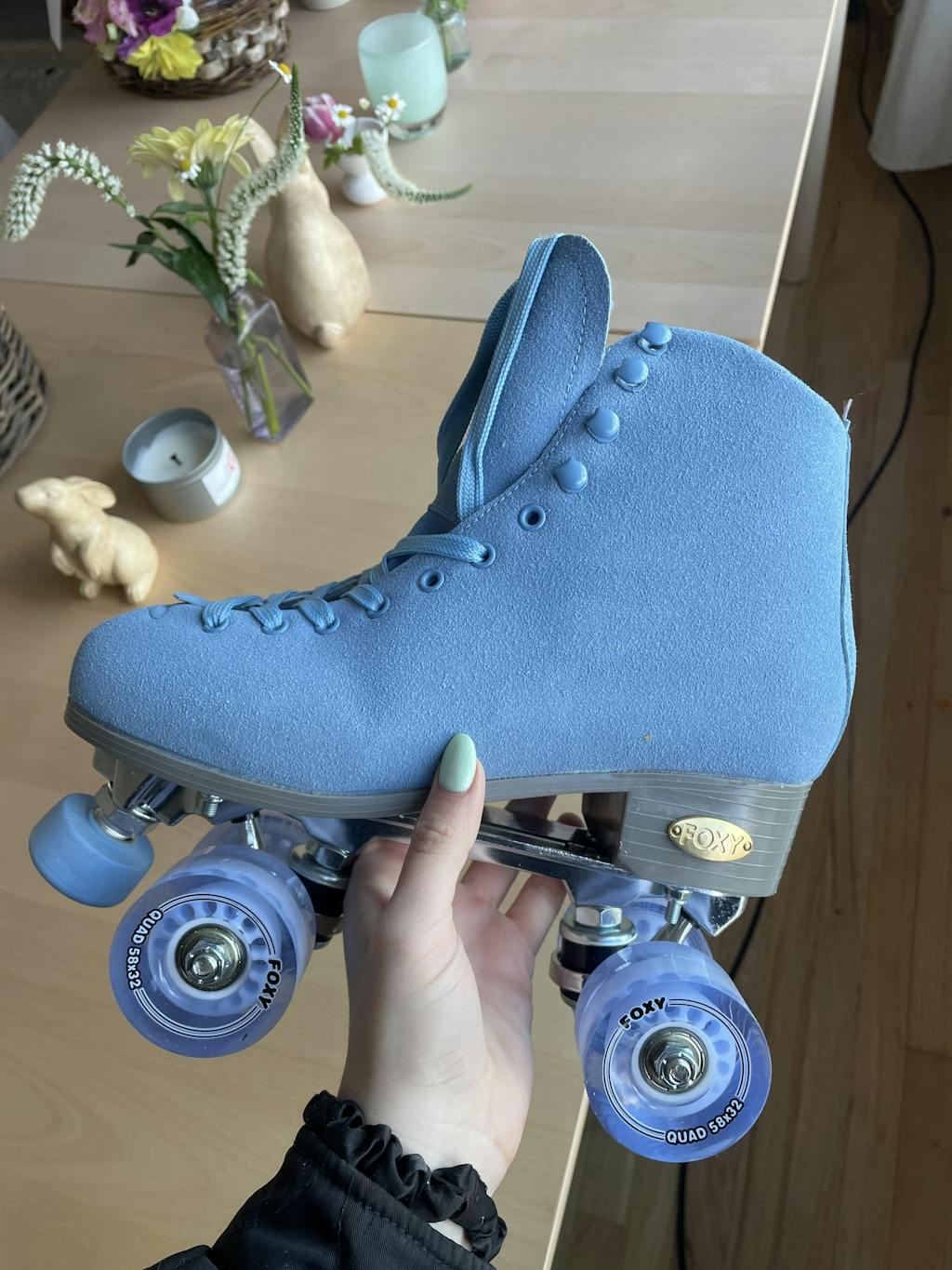 Mystic Blue Roller Skates | FoxySkates.com | Reviews on Judge.me