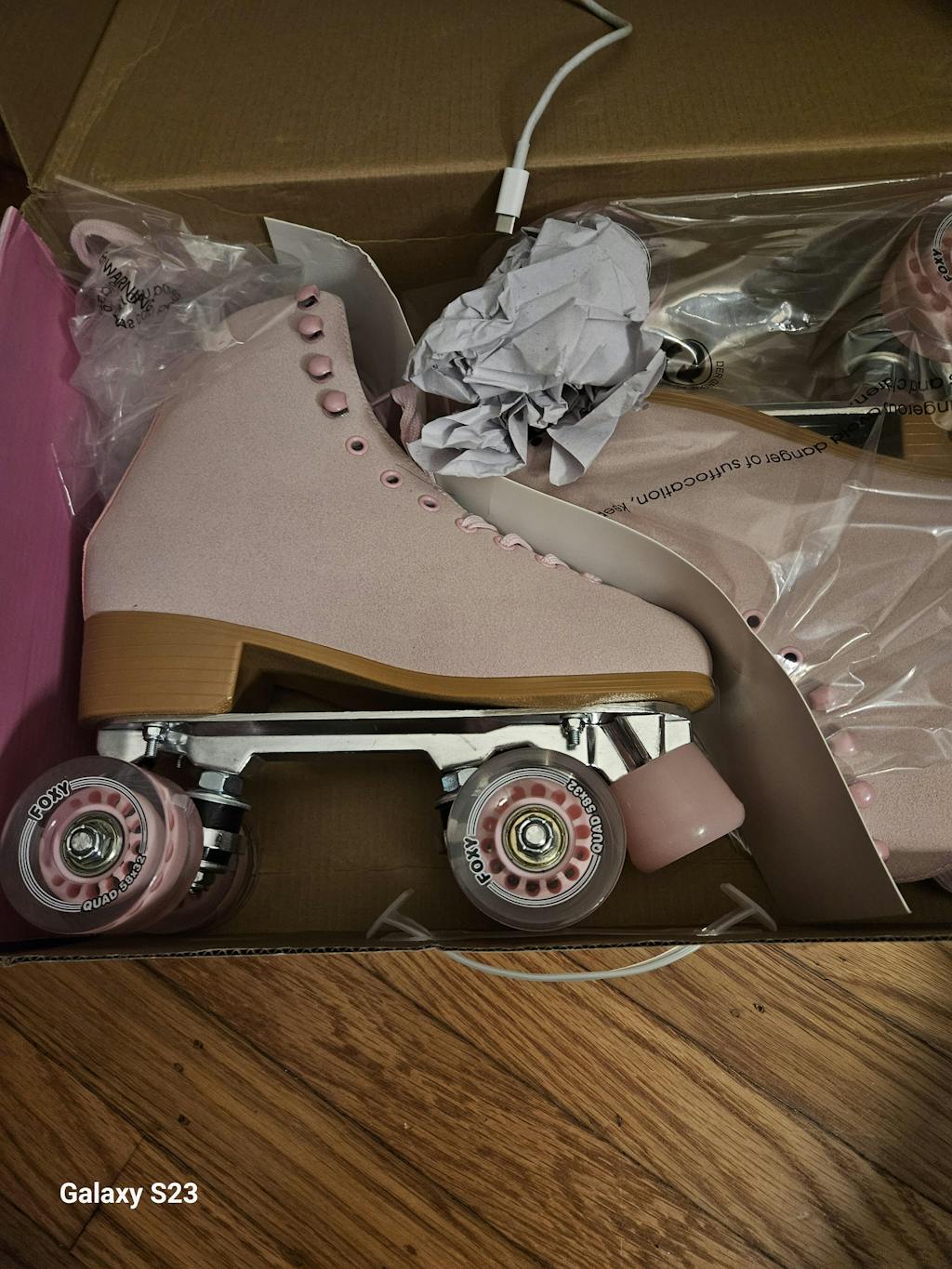 Baby Pink Roller Skates | FoxySkates.com | Reviews on Judge.me