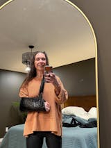 Arm Sling | Tossed Sequins Bling Arm Sling - Black