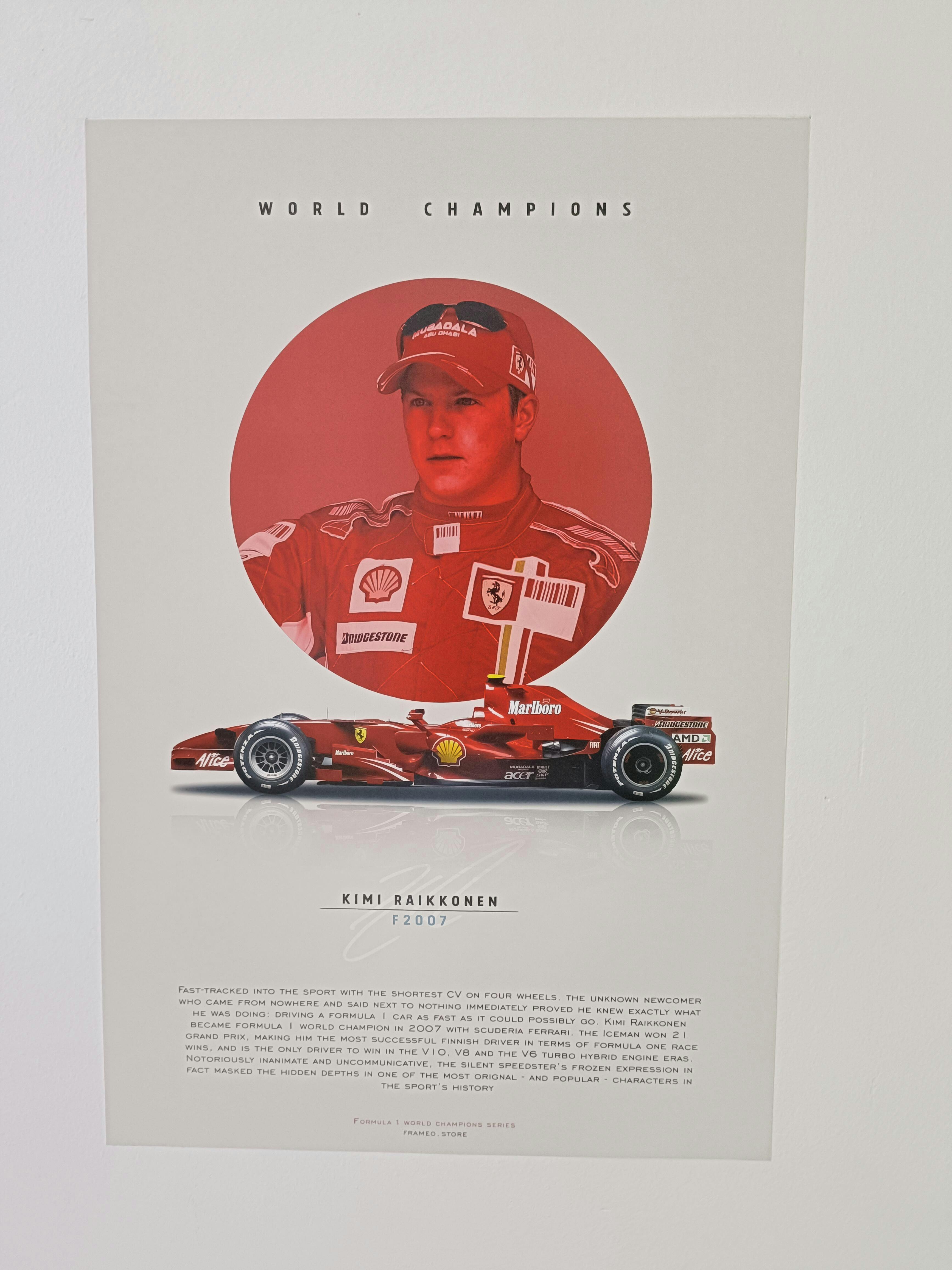 F1 World Champions Poster