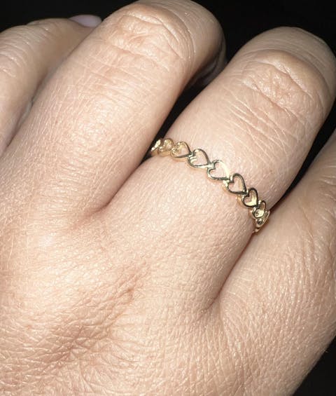 10k Solid Gold Yellow Jesus Cross Crucifix Ring (FC 132)