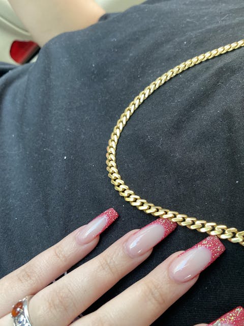 10k Solid Gold Monaco Miami Cuban Link Chain 18-26 inches 6.2mm (Semi-Hollow) 15-20g