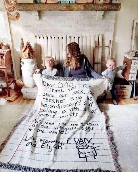 Love Letter Blanket: Handwriting