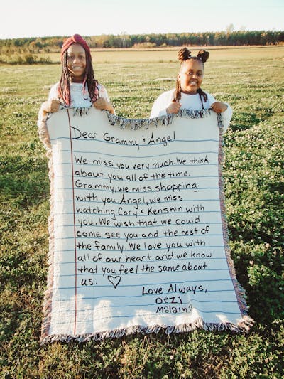 Love Letter Blanket: Handwriting