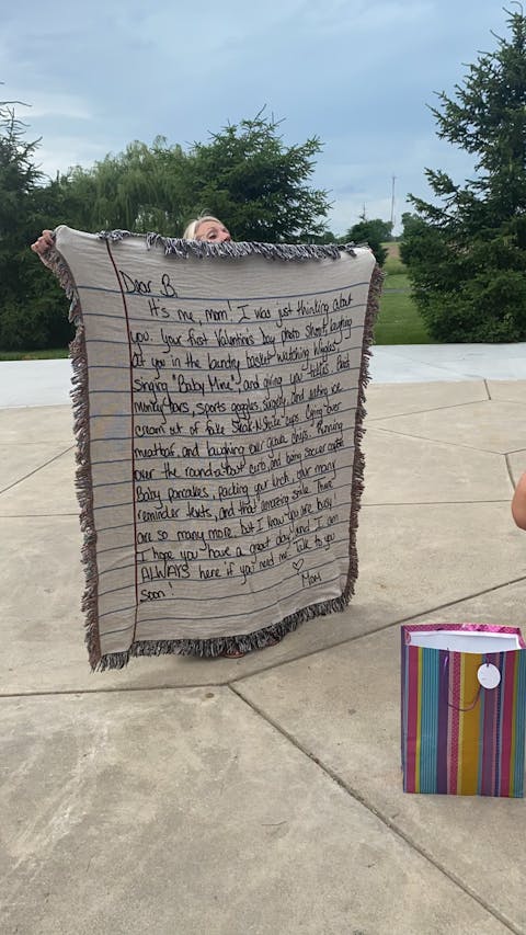 Love Letter Blanket: Handwriting