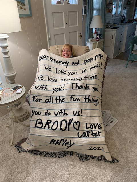 Love Letter Blanket: Handwriting