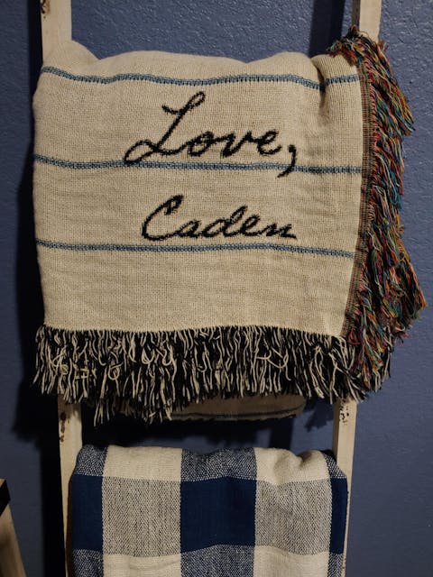 Love Letter Blanket: Handwriting