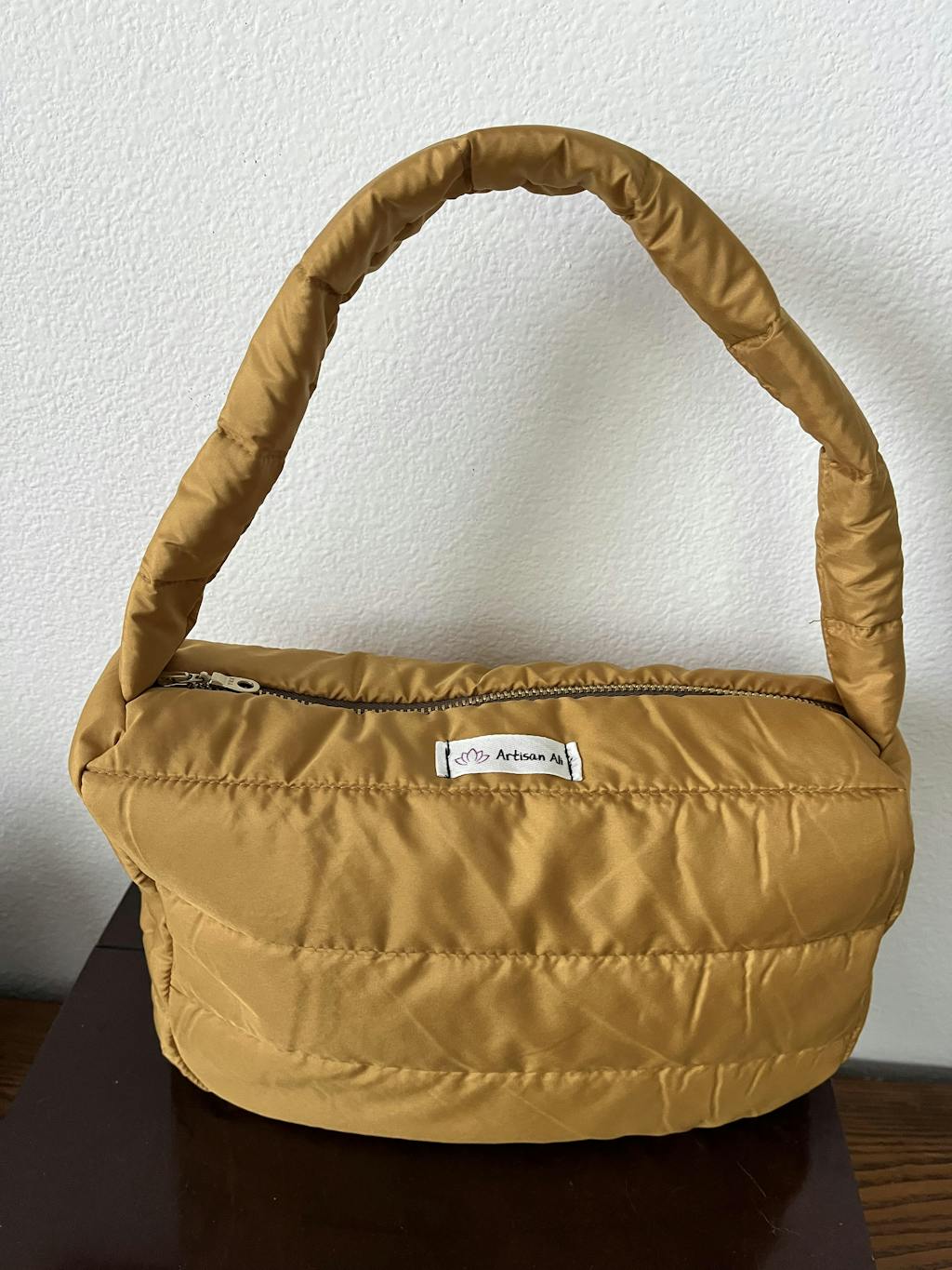 Thermal Quilted Fabric in Dry Mustard by Mind the Maker