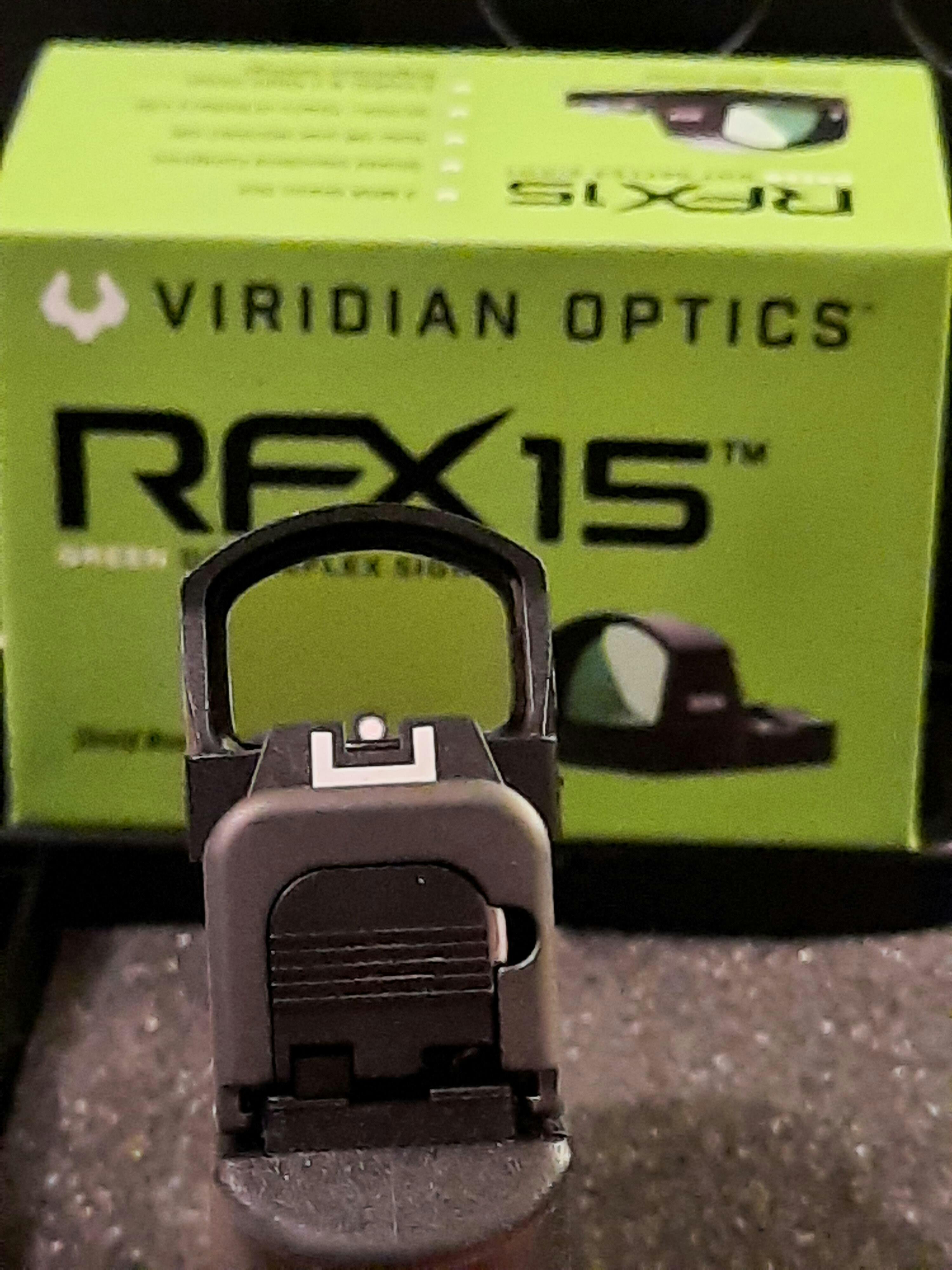 Viridian RFX 15 3 MOA Green Dot Sight - RMSc Footprint - Aluminum