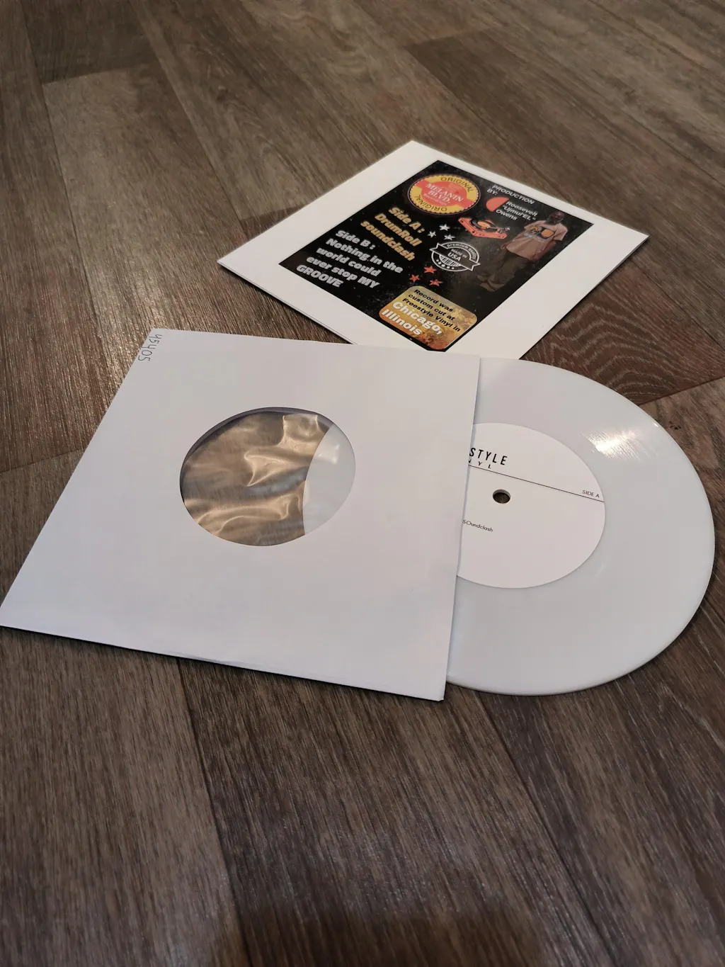 Custom 7" Inch Vinyl Single Record