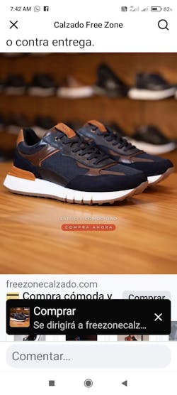 TENIS PARA HOMBRE EN CUERO AZUL  REF: ROMA 2123