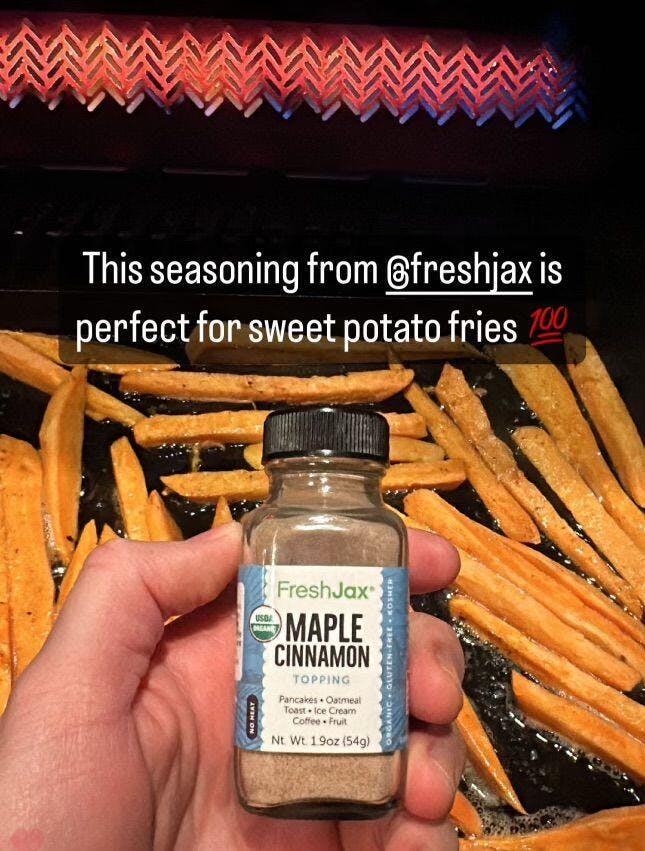 Organic Maple Cinnamon Blend – Cozy Sweetness in Every Sprinkle