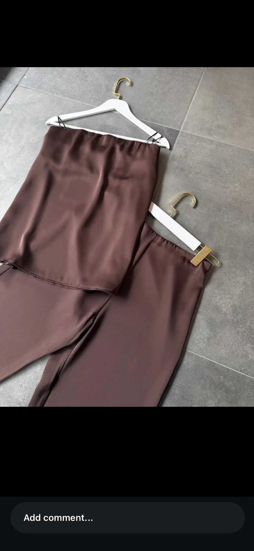 Premium Brown Satin Tube Top