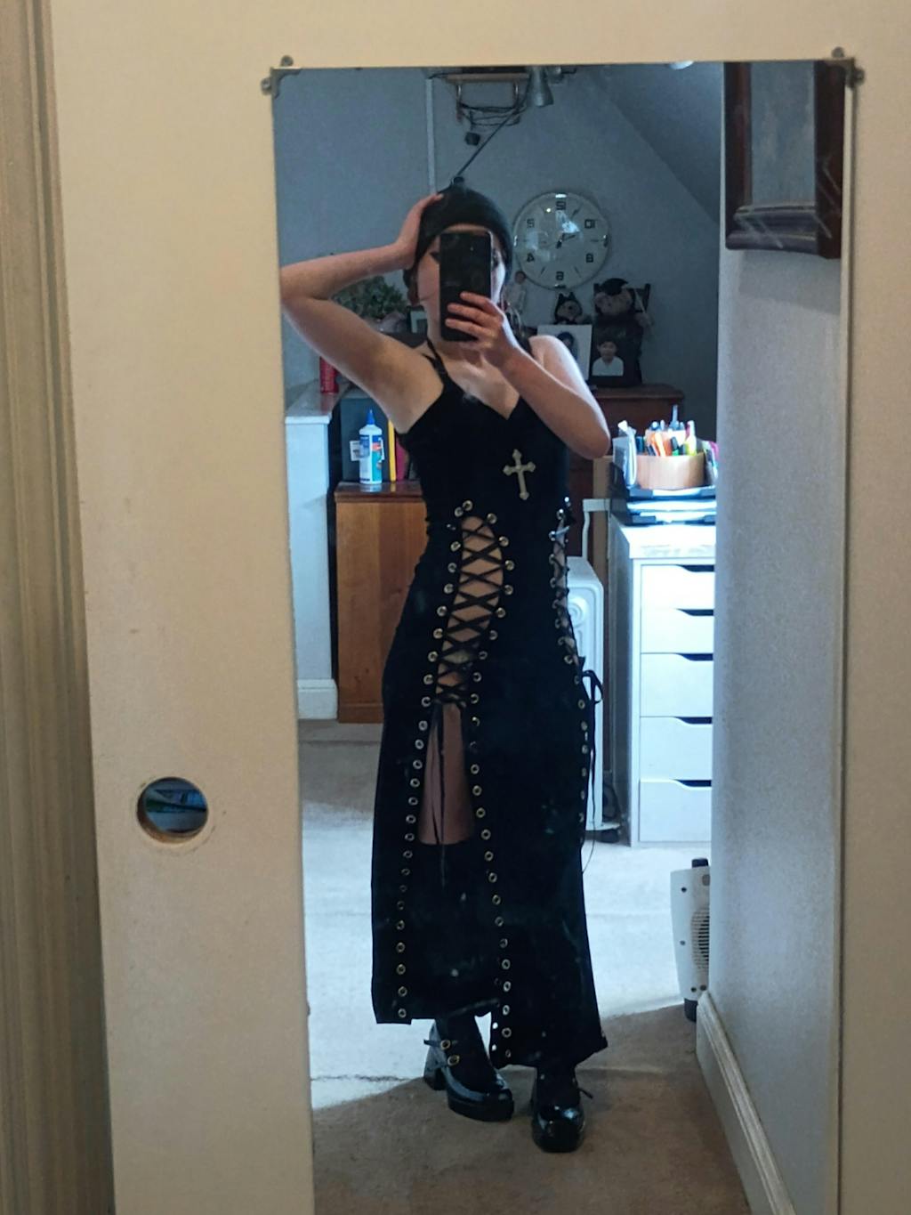 RAVENCROSS DRESS (BLACK)