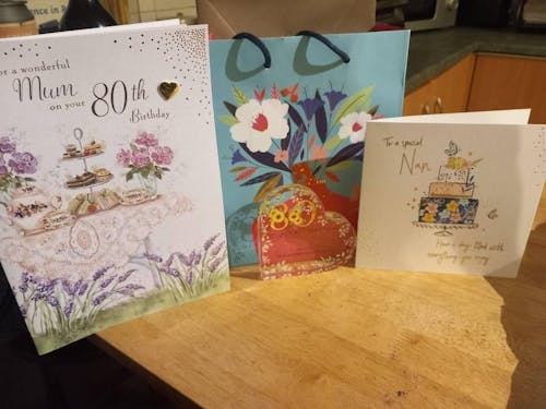 Personalised Happy 80th Birthday Gift Plaque for Nan