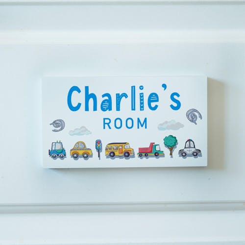 Personalised Kids Car Door Sign