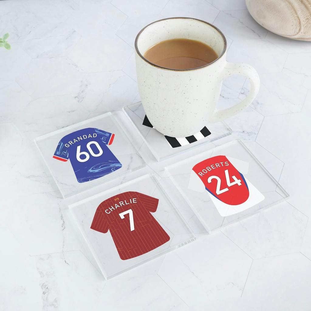 Personalised NEW Season Football Shirt Coaster Gift