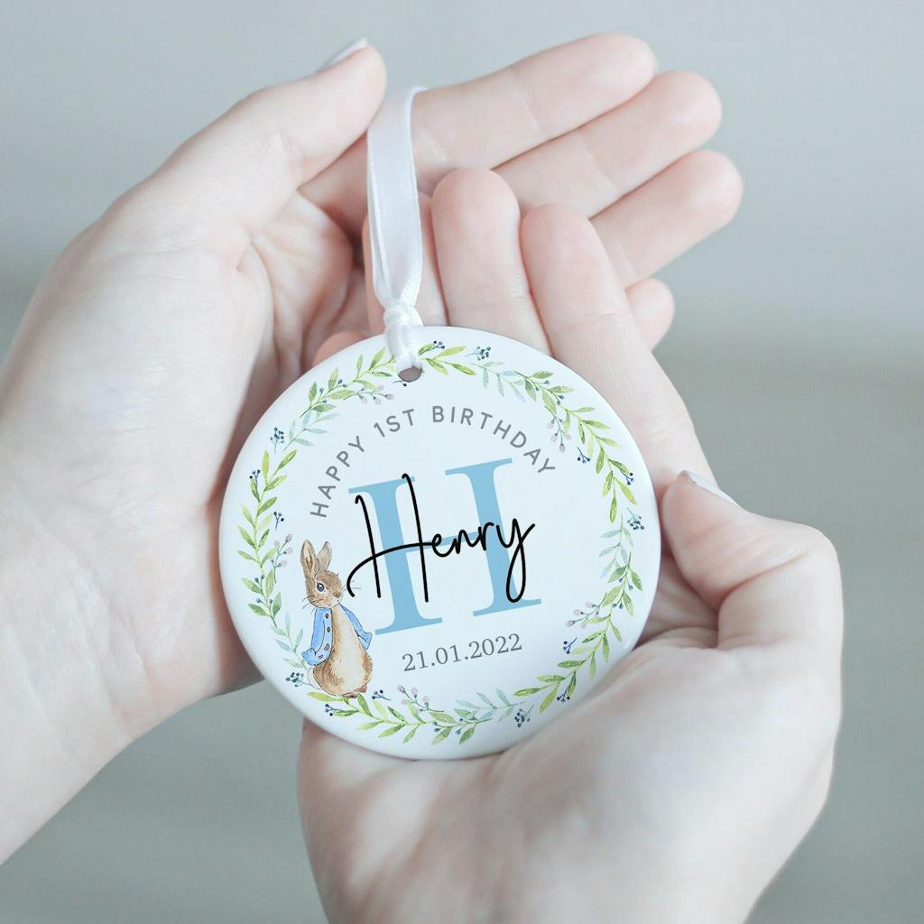 Personalised Baby's Birthday Gift - Keepsake Ornament