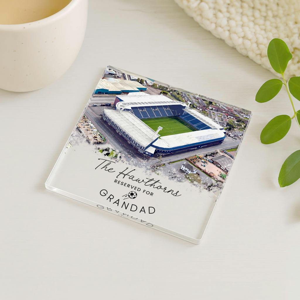 Personalised West Brom The Hawthorns Stadium Football Coaster Gift