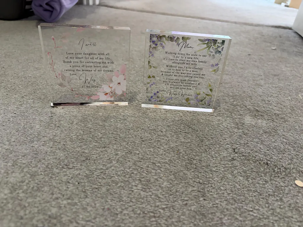 Mother of the Groom Gift, Purple Floral Themed