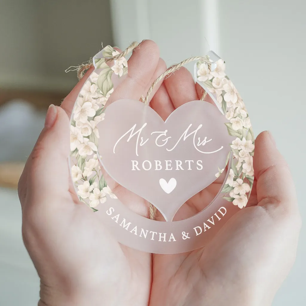 Personalised Horseshoe Wedding Gift