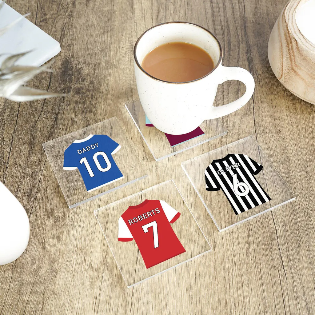 Personalised Football Shirt Coaster