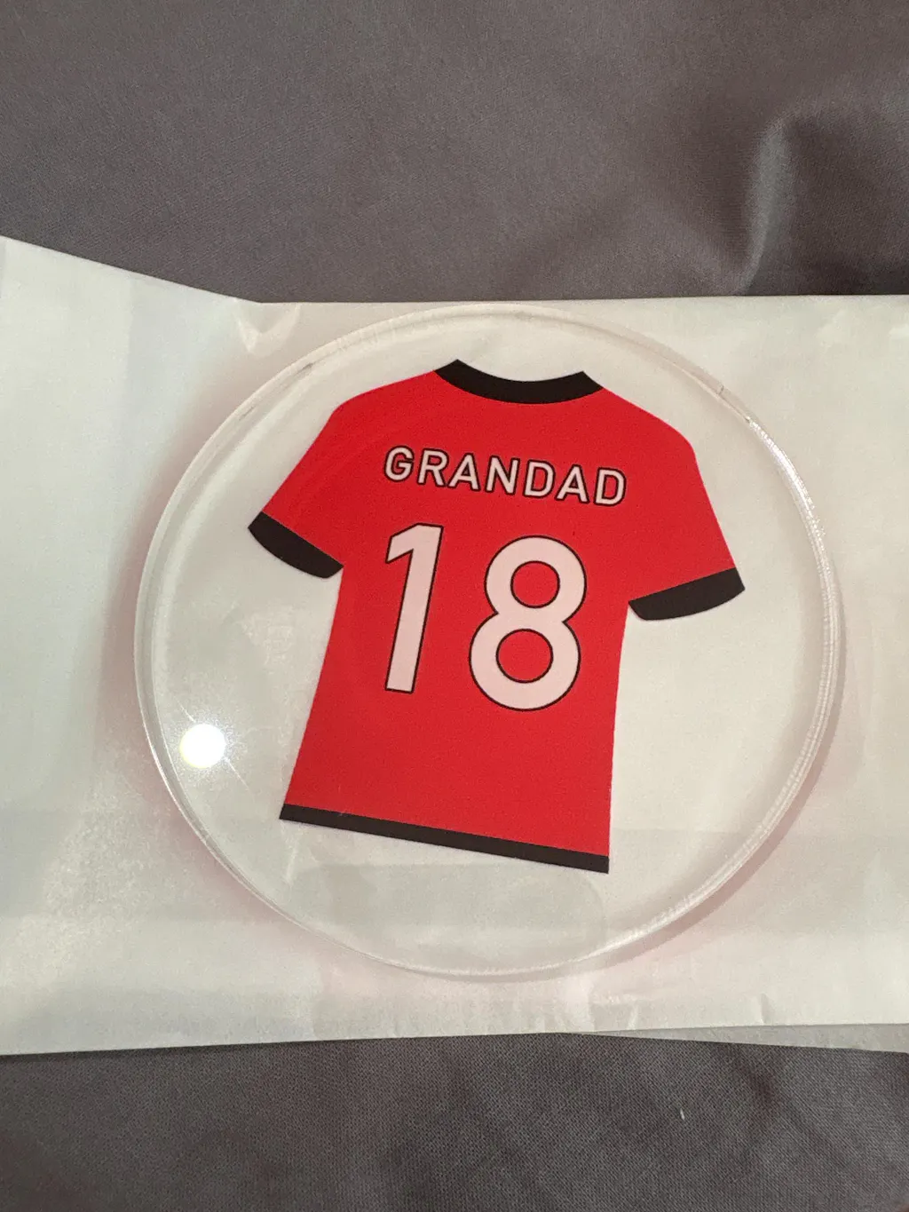 Personalised Football Shirt Coaster