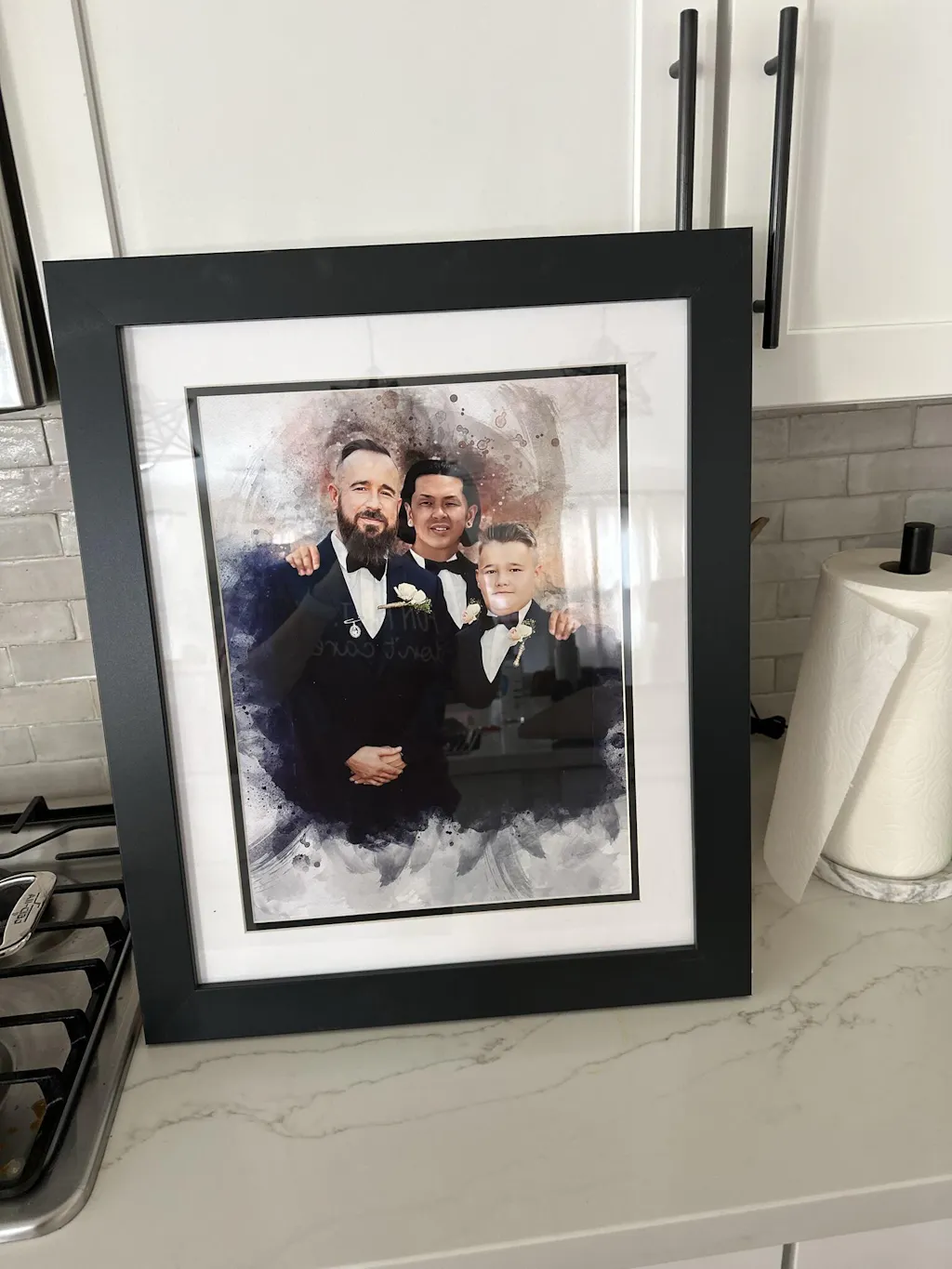 Pictures of Loved Ones Together | Incorporating a Lost Loved One in Pictures | Custom Paintings on Canvas