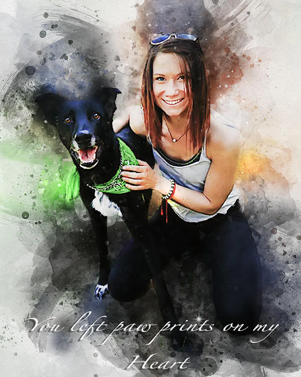 Pet Painting, Custom Pet Painting from Photo, Pet Paintings on Canvas