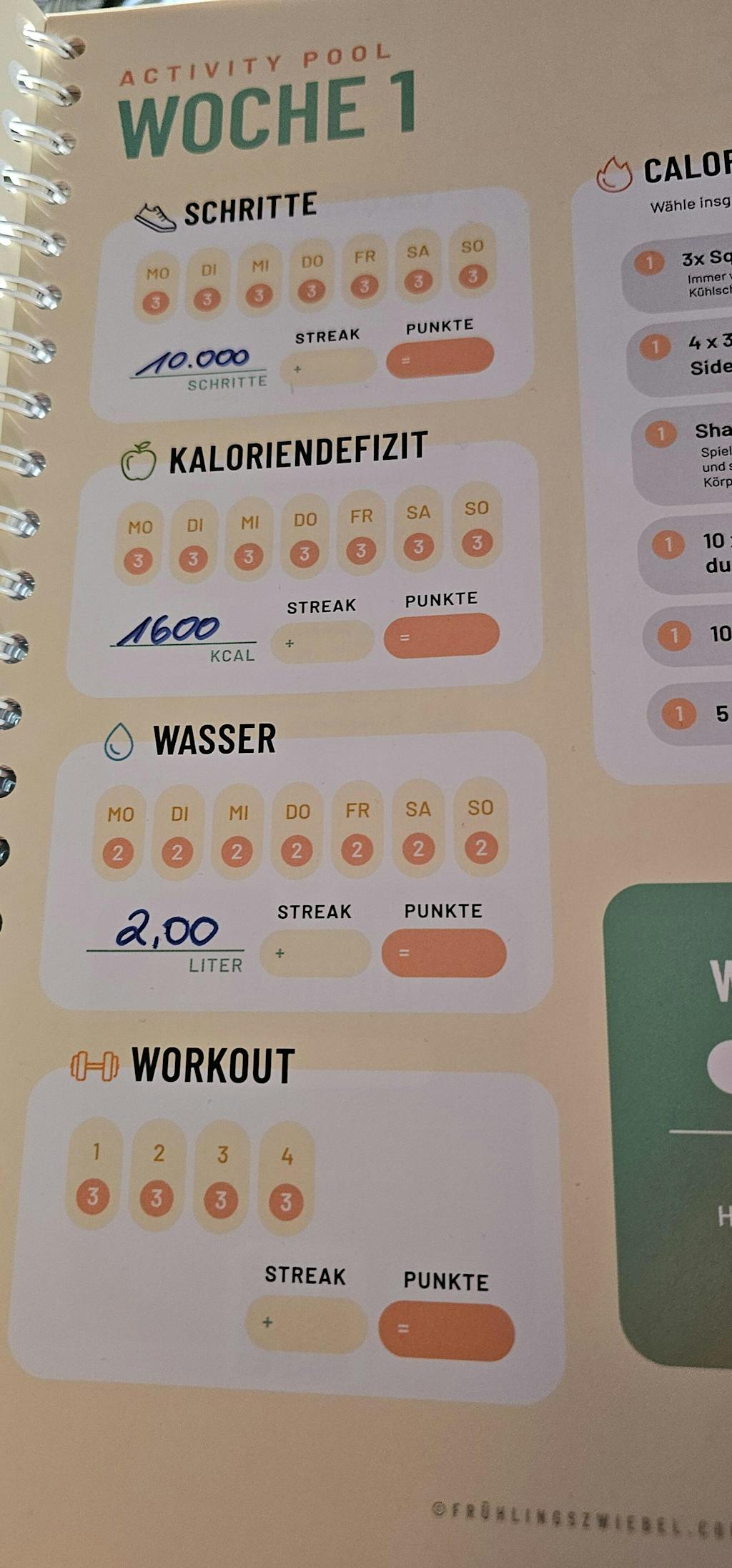 28 Tage Abnehm Challenge