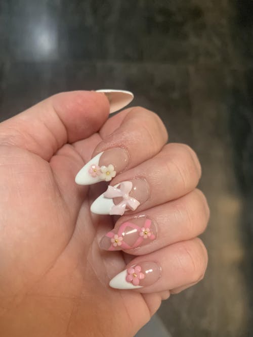 Almond french flower