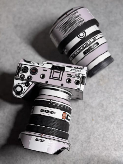 2D Style Camera Skin – Fits Most Models