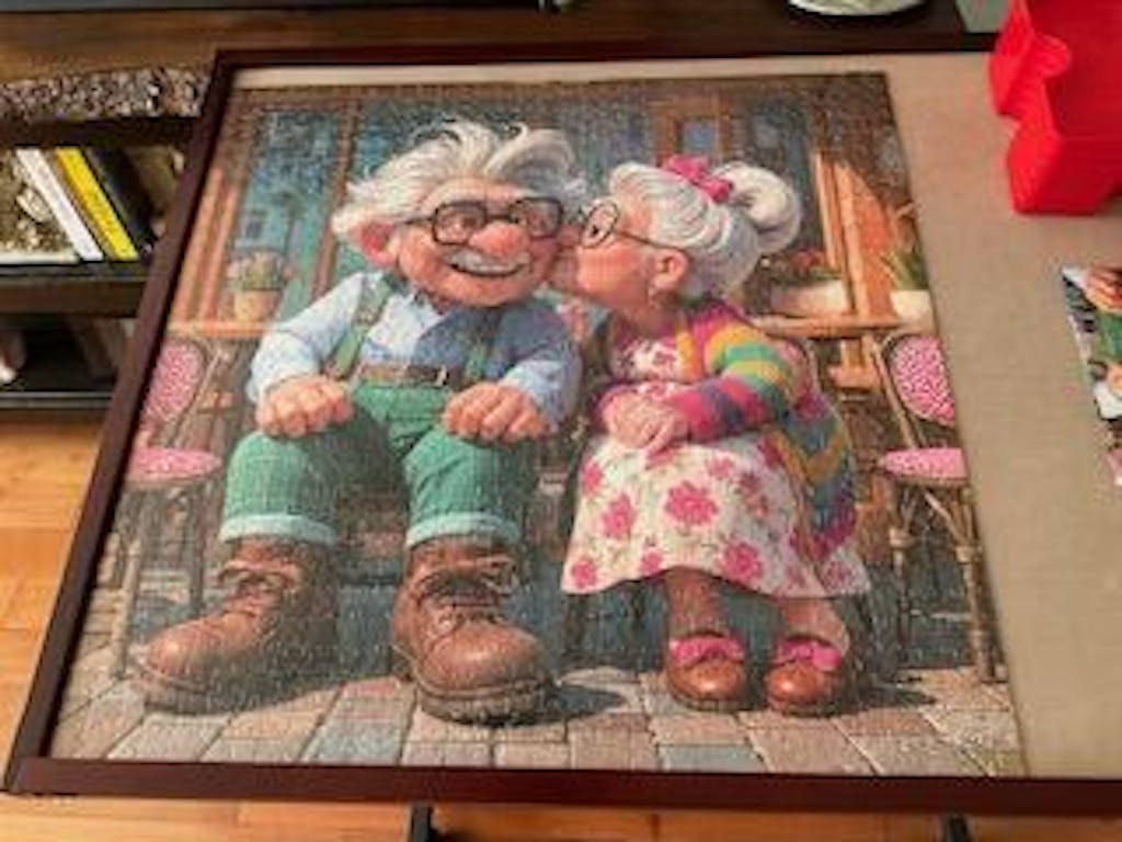 Sweet Café Kiss Jigsaw Puzzle 1000 Pieces