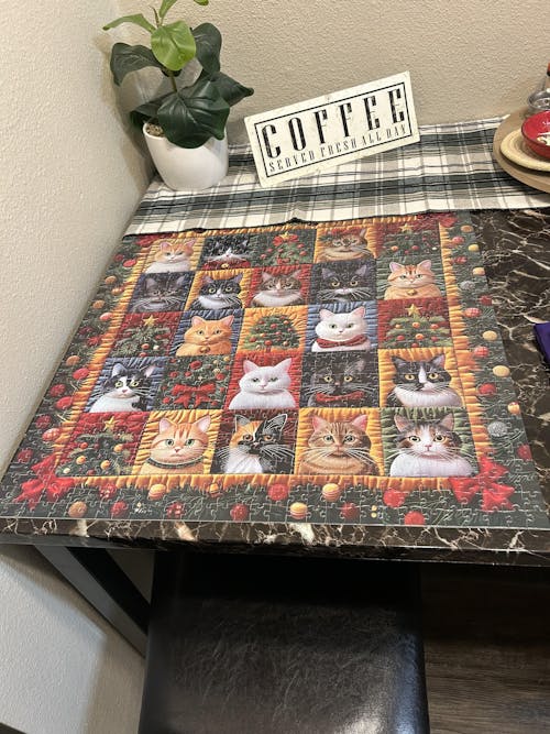 Christmas Cats Jigsaw Puzzle 1000 Piece