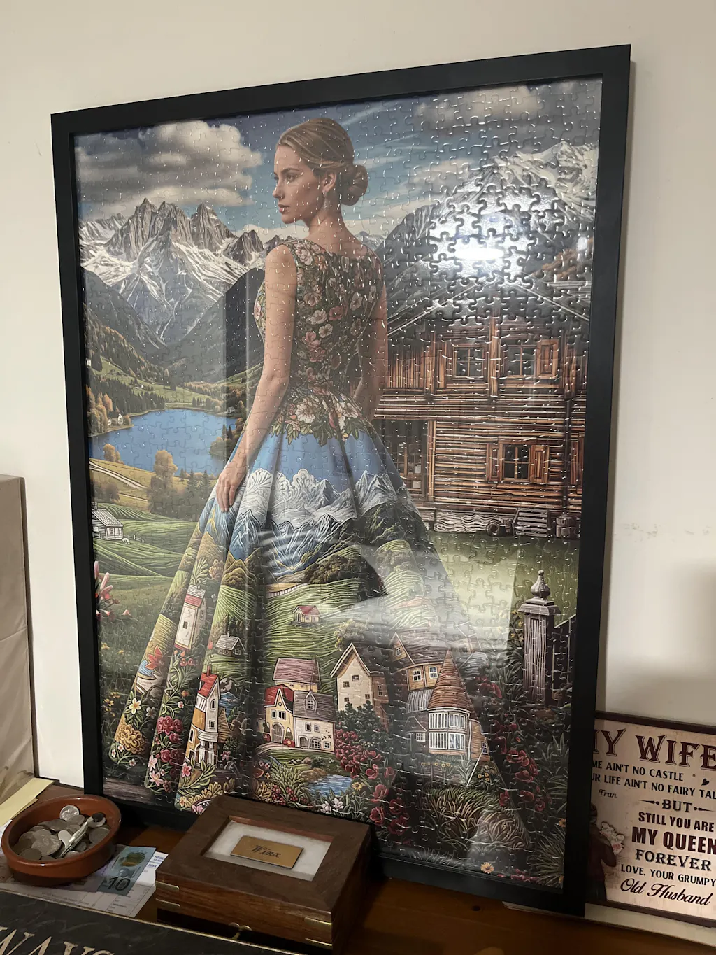 Scenic Lady Jigsaw Puzzle 1000 Pieces