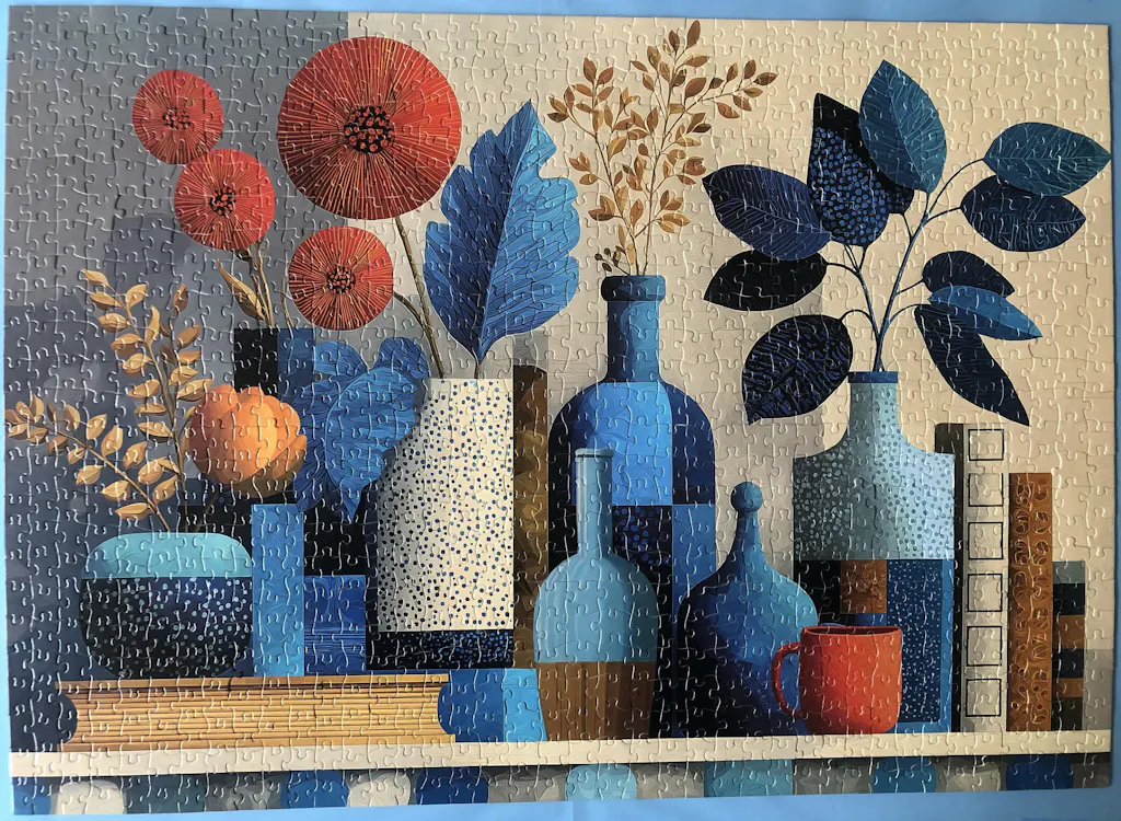Variations in Blue Jigsaw Puzzle 1000 Piece