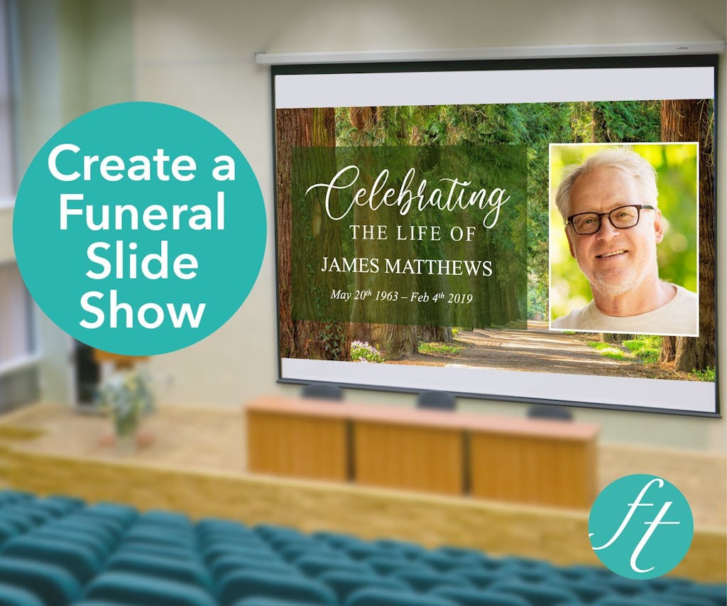Funeral Slide Show Template Woodland Funeral Templates