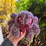 Black Cherry Luxe Weave - Shannon Fabrics Cuddle Minky