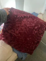 Merlot Demi Rose - Shannon Fabrics Cuddle Minky